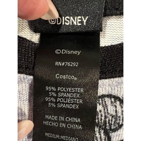 Disney Women’s Mickey Mouse Sleepwear Pajama Top Blue Loungewear Medium - Picture 5 of 6